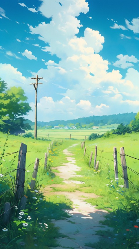 Anime Nature Landscape Peaceful Aesthetic Calming (185)