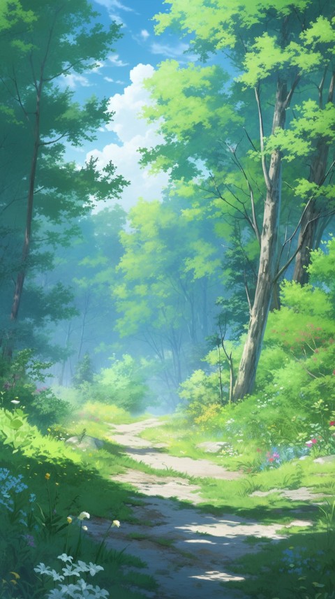 Anime Nature Landscape Peaceful Aesthetic Calming (161)