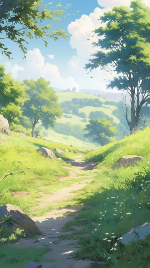 Anime Nature Landscape Peaceful Aesthetic Calming (220)