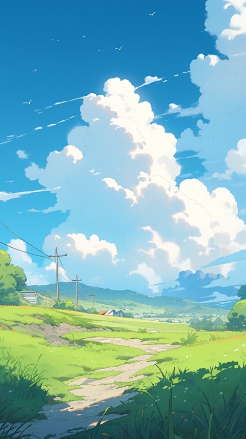 Anime Nature Landscape Peaceful Aesthetic Calming (241)