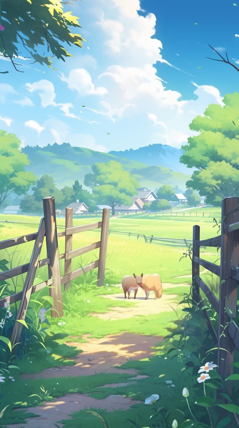 Anime Nature Landscape Peaceful Aesthetic Calming (210)