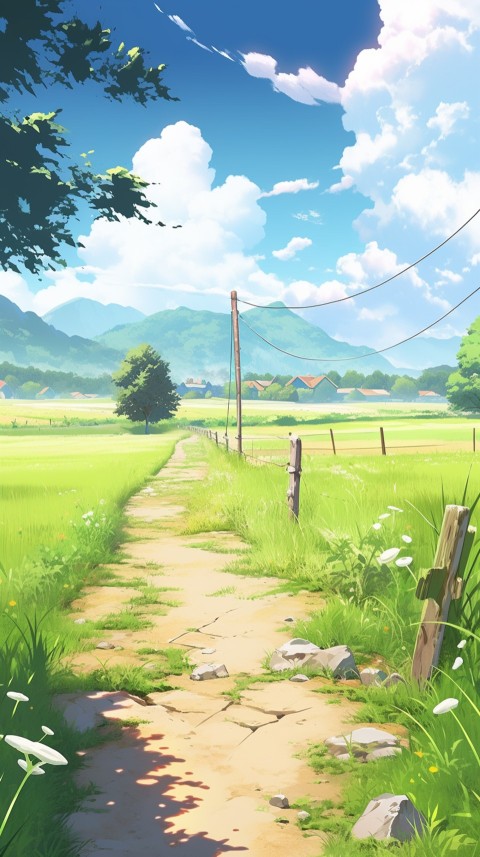 Anime Nature Landscape Peaceful Aesthetic Calming (222)