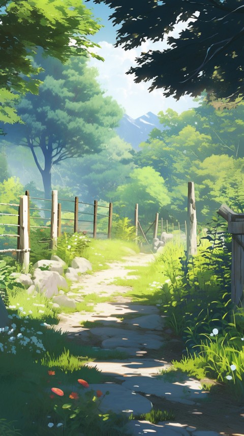 Anime Nature Landscape Peaceful Aesthetic Calming (238)