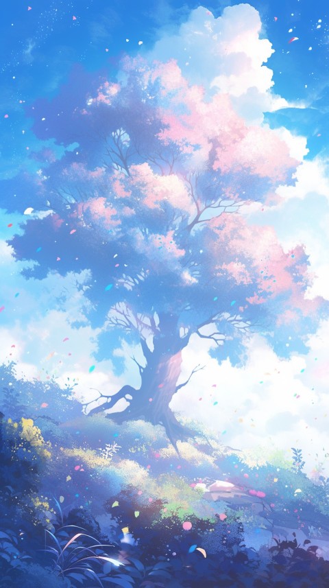 Anime Nature Landscape Peaceful Aesthetic Calming (217)