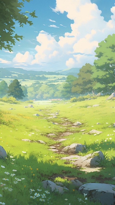 Anime Nature Landscape Peaceful Aesthetic Calming (208)
