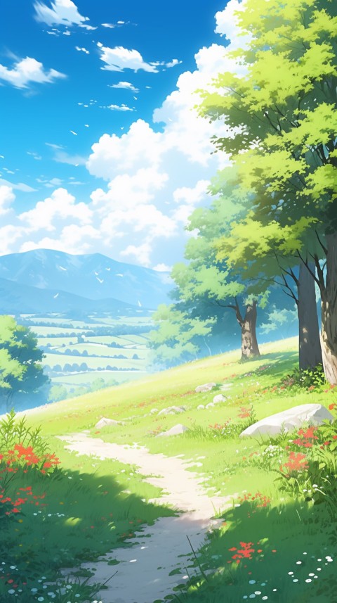 Anime Nature Landscape Peaceful Aesthetic Calming (266)