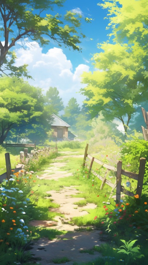 Anime Nature Landscape Peaceful Aesthetic Calming (265)