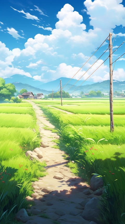 Anime Nature Landscape Peaceful Aesthetic Calming (294)