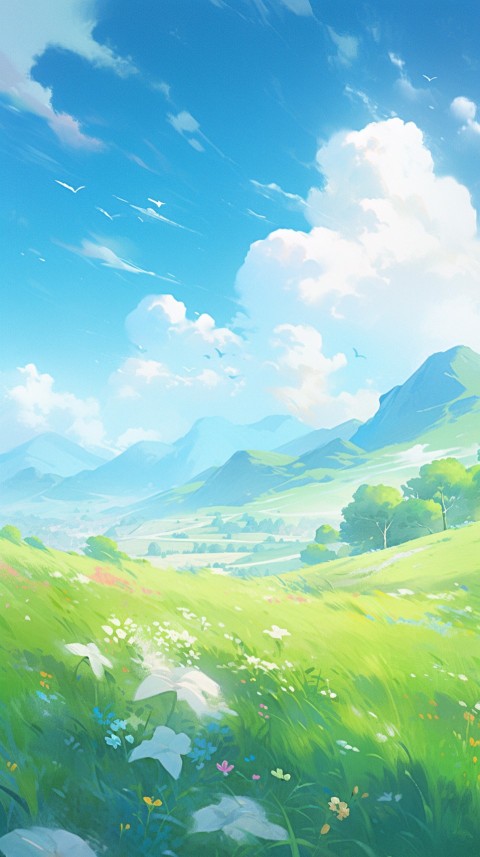 Anime Nature Landscape Peaceful Aesthetic Calming (276)