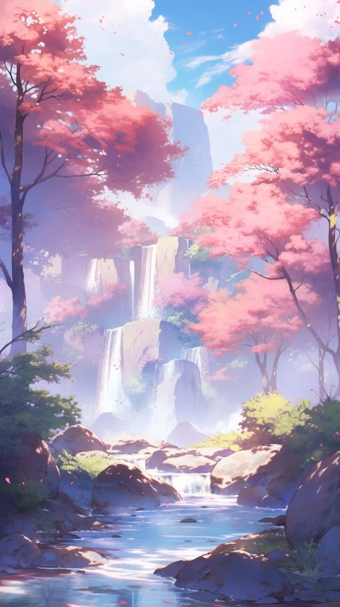 Anime Nature Landscape Peaceful Aesthetic Calming (260)