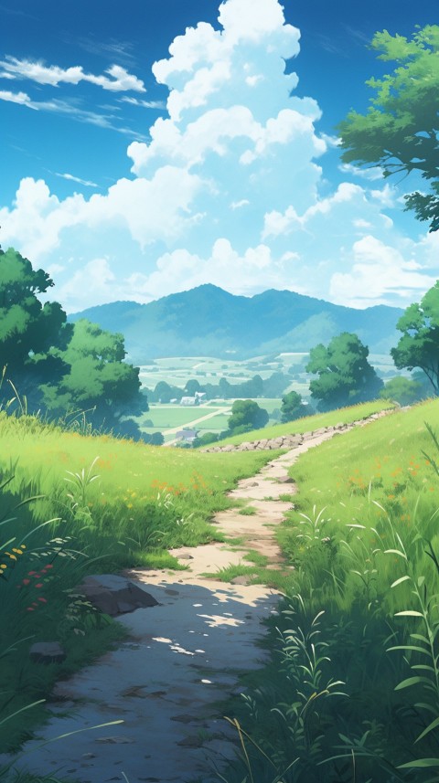 Anime Nature Landscape Peaceful Aesthetic Calming (284)