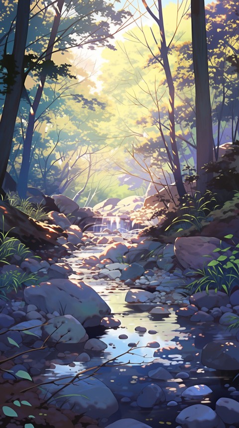 Anime Nature Landscape Peaceful Aesthetic Calming (291)