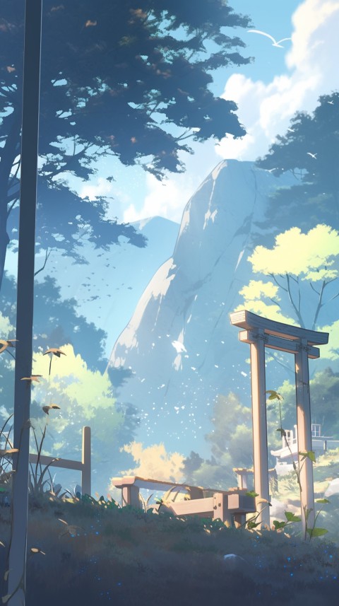 Anime Nature Landscape Peaceful Aesthetic Calming (338)