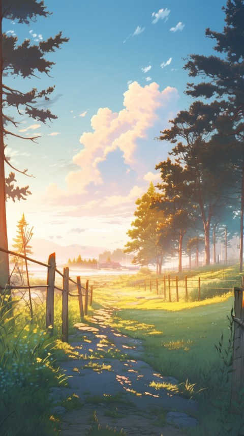 Anime Nature Landscape Peaceful Aesthetic Calming (333)