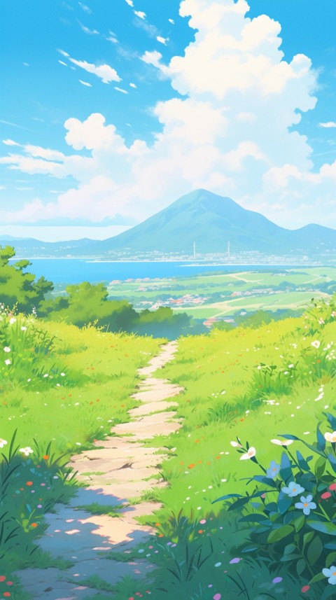 Anime Nature Landscape Peaceful Aesthetic Calming (346)