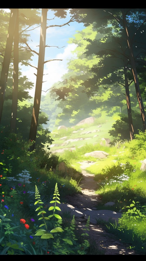 Anime Nature Landscape Peaceful Aesthetic Calming (337)