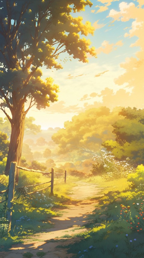 Anime Nature Landscape Peaceful Aesthetic Calming (364)