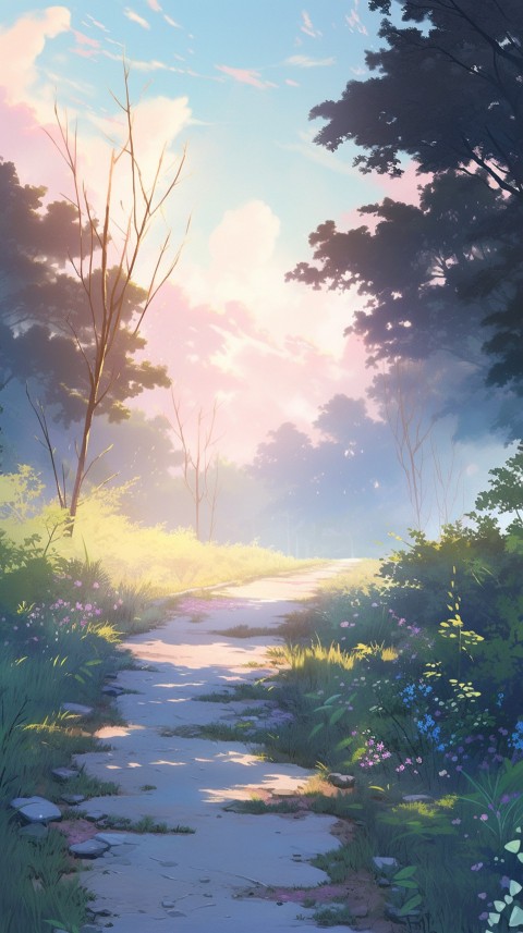Anime Nature Landscape Peaceful Aesthetic Calming (366)