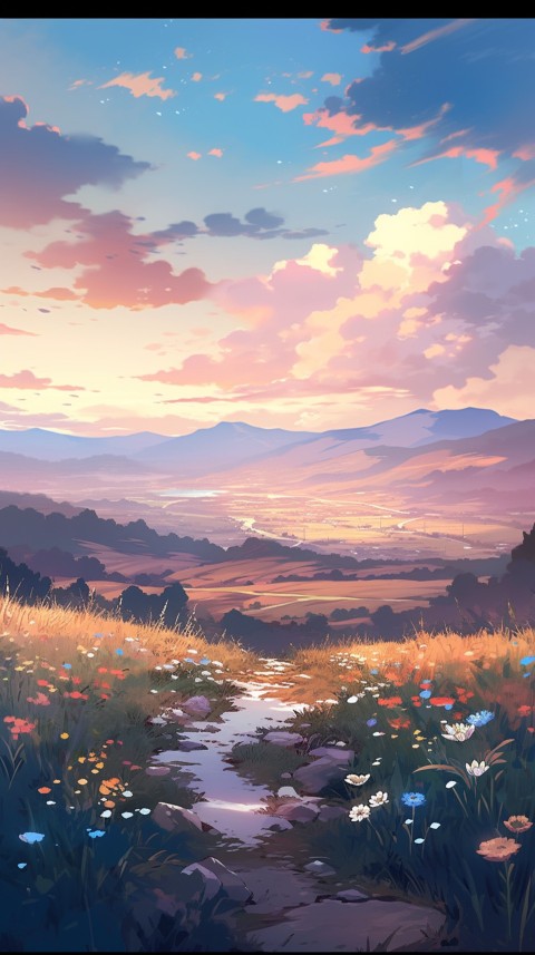 Anime Nature Landscape Peaceful Aesthetic Calming (440)