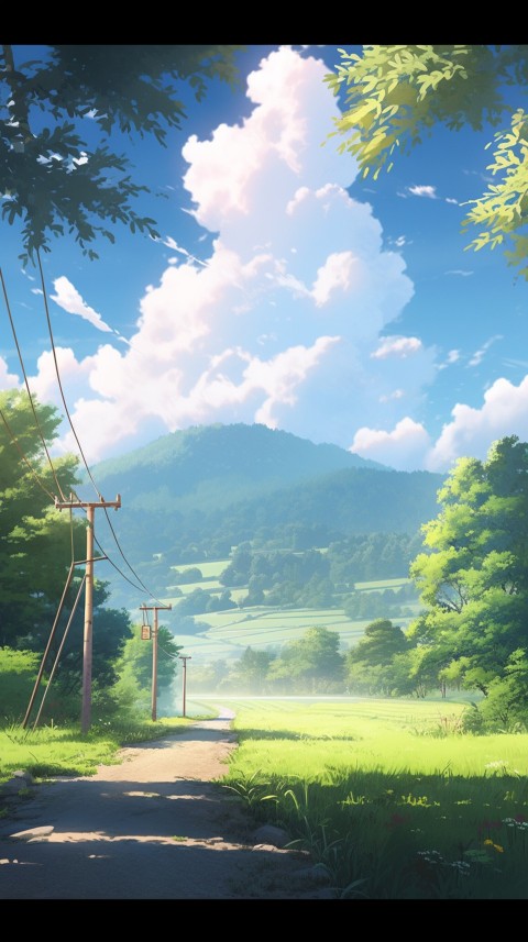Anime Nature Landscape Peaceful Aesthetic Calming (425)