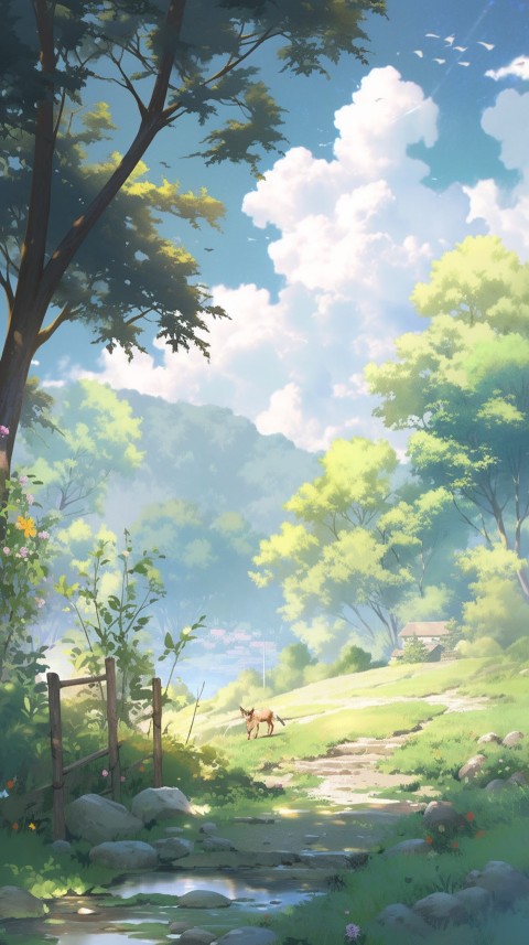 Anime Nature Landscape Peaceful Aesthetic Calming (416)