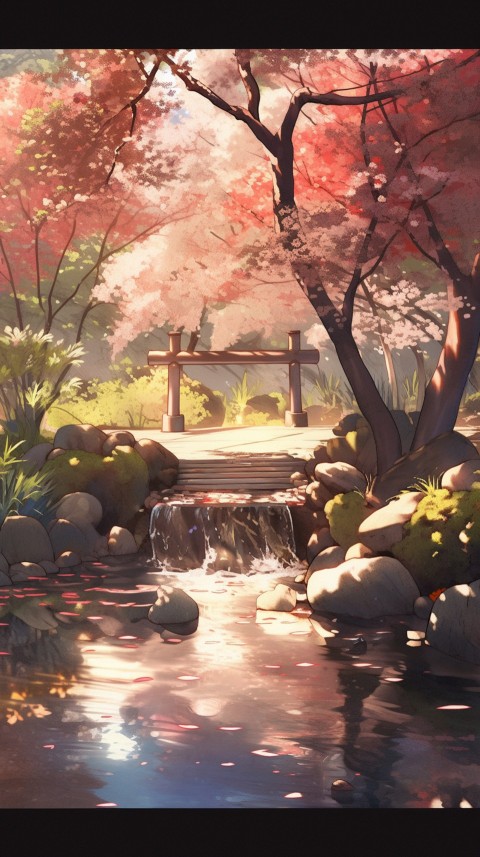 Anime Nature Landscape Peaceful Aesthetic Calming (445)