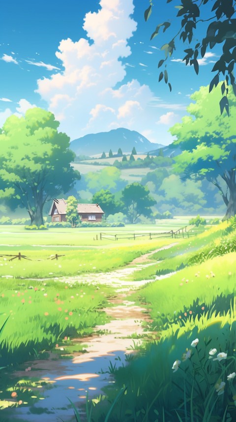 Anime Nature Landscape Peaceful Aesthetic Calming (475)
