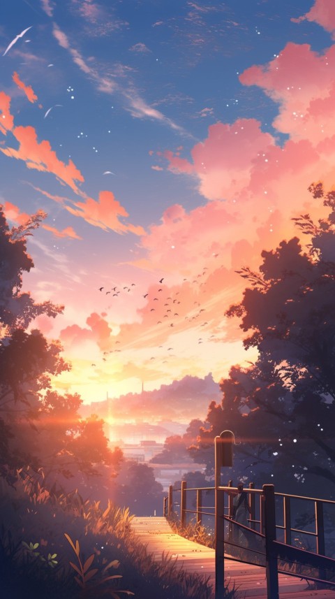 Anime Nature Landscape Peaceful Aesthetic Calming (482)