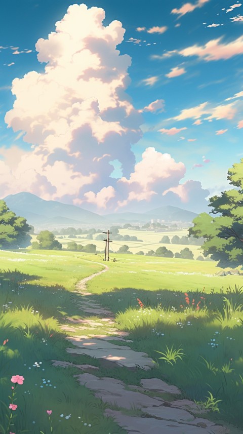 Anime Nature Landscape Peaceful Aesthetic Calming (468)