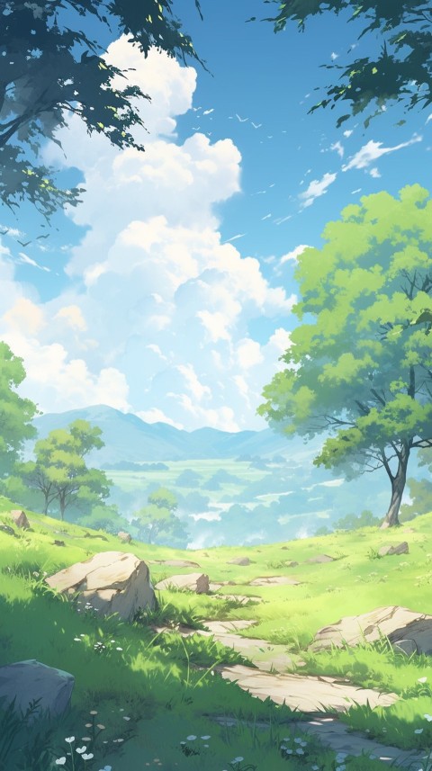 Anime Nature Landscape Peaceful Aesthetic Calming (491)