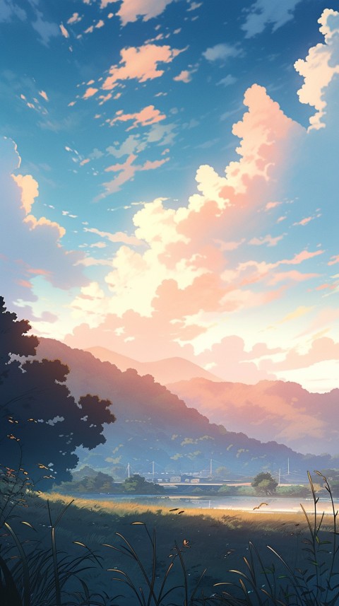 Anime Nature Landscape Peaceful Aesthetic Calming (462)