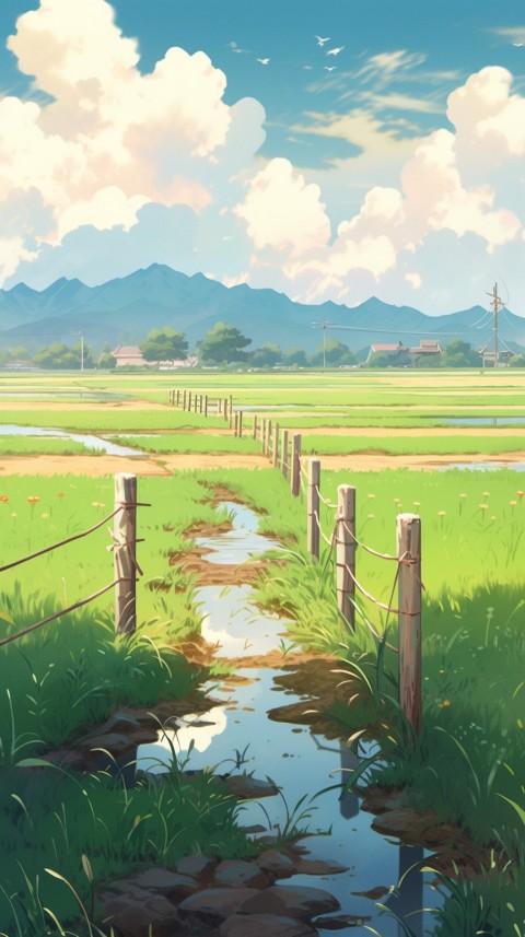 Anime Nature Landscape Peaceful Aesthetic Calming (474)
