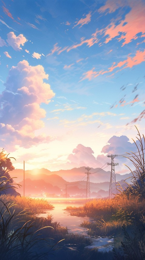 Anime Nature Landscape Peaceful Aesthetic Calming (459)