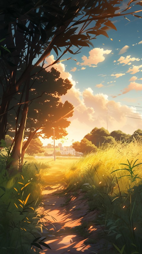 Anime Nature Landscape Peaceful Aesthetic Calming (458)