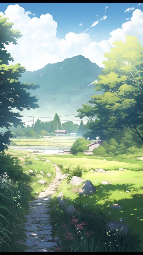 Anime Nature Landscape Peaceful Aesthetic Calming (470)