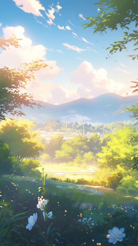 Anime Nature Landscape Peaceful Aesthetic Calming (488)