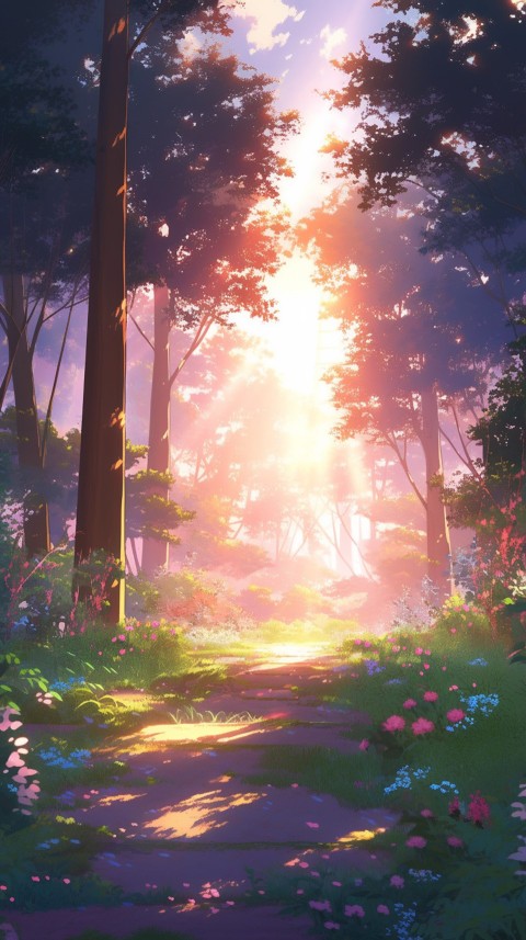 Anime Nature Landscape Peaceful Aesthetic Calming (484)