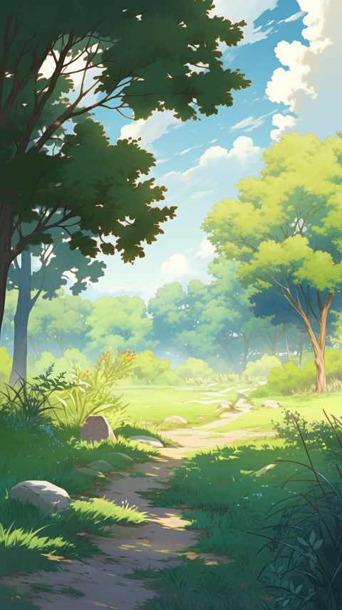 Anime Nature Landscape Peaceful Aesthetic Calming (506)