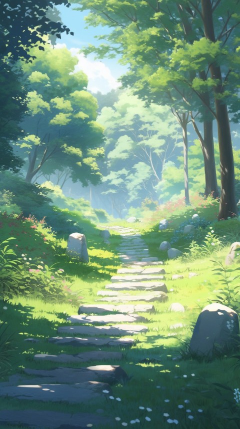Anime Nature Landscape Peaceful Aesthetic Calming (504)