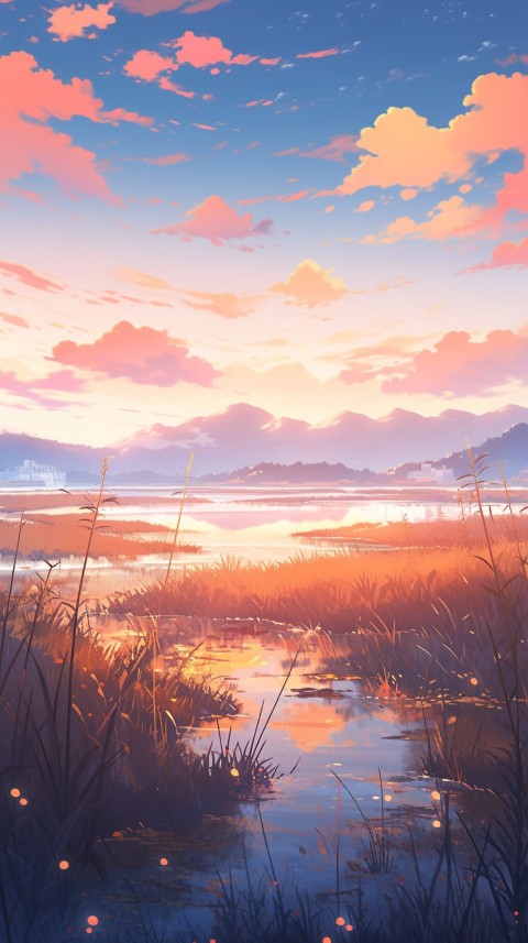 Anime Nature Landscape Peaceful Aesthetic Calming (516)