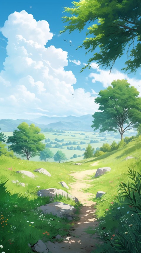 Anime Nature Landscape Peaceful Aesthetic Calming (549)