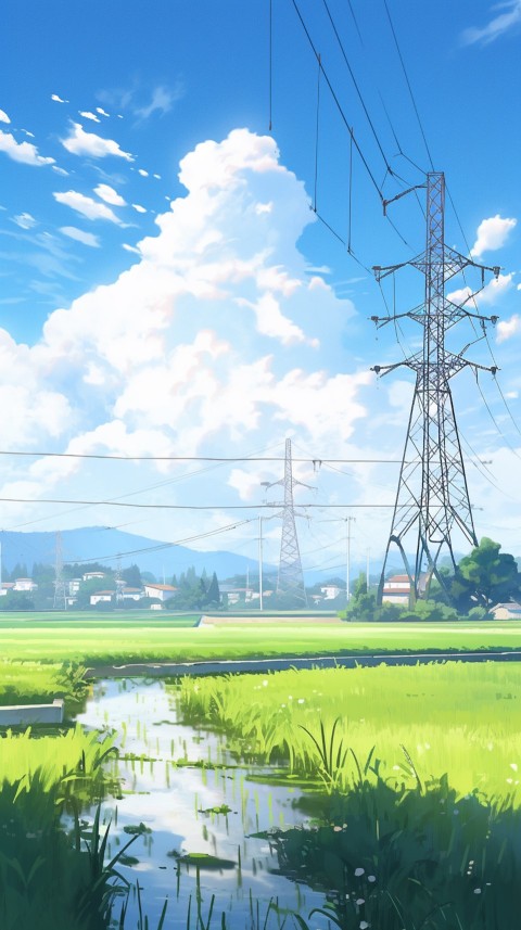 Anime Nature Landscape Peaceful Aesthetic Calming (550)