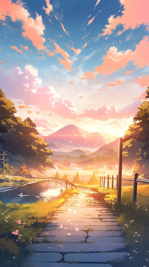 Anime Nature Landscape Peaceful Aesthetic Calming (543)