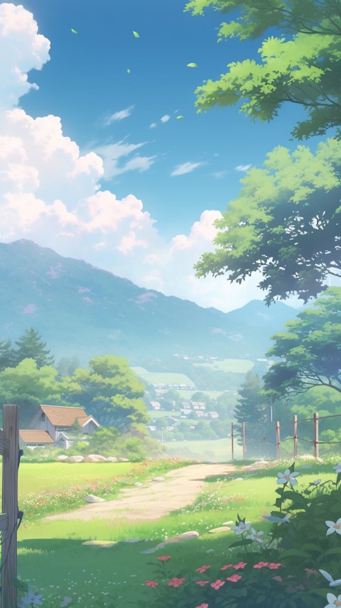 Anime Nature Landscape Peaceful Aesthetic Calming (554)