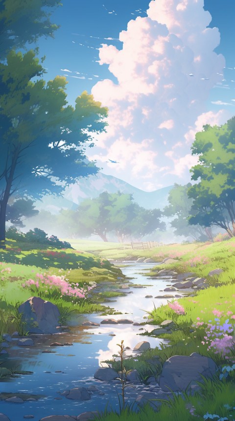 Anime Nature Landscape Peaceful Aesthetic Calming (560)
