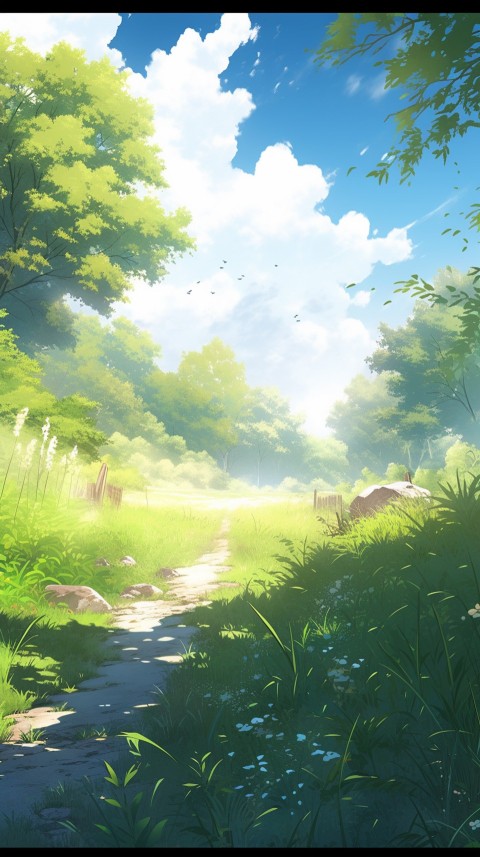 Anime Nature Landscape Peaceful Aesthetic Calming (580)