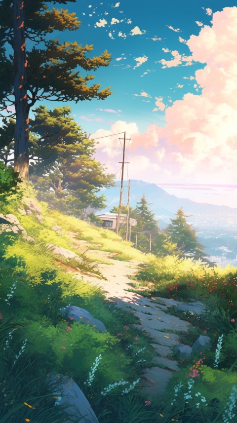 Anime Nature Landscape Peaceful Aesthetic Calming (572)