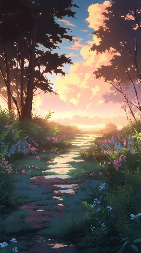 Anime Nature Landscape Peaceful Aesthetic Calming (558)