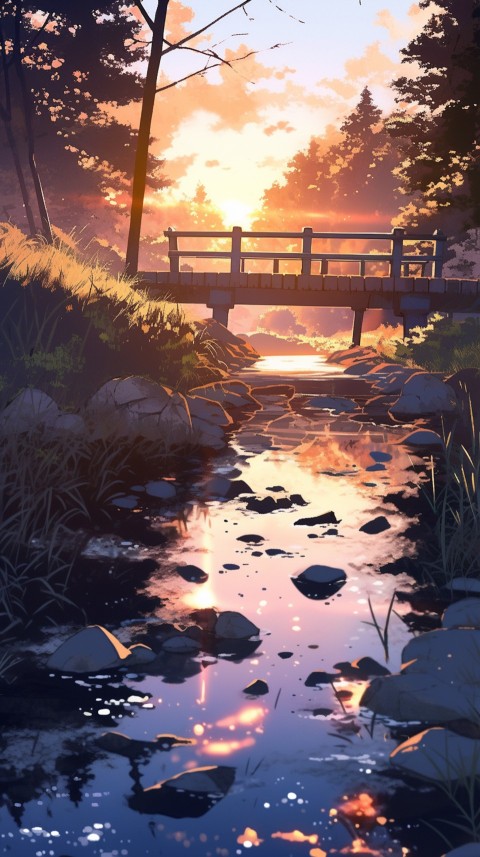 Anime Nature Landscape Peaceful Aesthetic Calming (579)