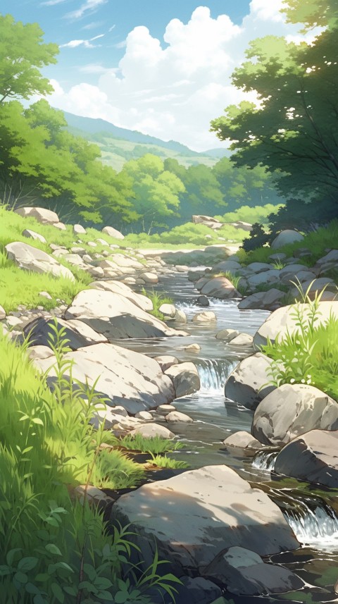 Anime Nature Landscape Peaceful Aesthetic Calming (591)